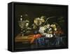 Stilleben Mit Hummer, Roemer, Muscheln Und Fruechten-Cornelis de Bryer-Framed Stretched Canvas