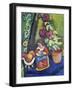 Stilleben Mit Madonna, Petunie Und Aepfeln, 1911-Auguste Macke-Framed Giclee Print