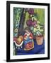 Stilleben Mit Madonna, Petunie Und Aepfeln, 1911-Auguste Macke-Framed Giclee Print