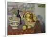 Stilleben Mit Obstkorb Und Suppenterrine 1888/1889-Paul Cézanne-Framed Giclee Print