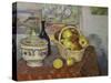 Stilleben Mit Obstkorb Und Suppenterrine 1888/1889-Paul Cézanne-Stretched Canvas