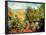 Stiller Winkel im Garten von Montgeron-Claude Monet-Framed Art Print