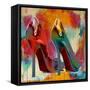 Stillettos I-Sarah McGuire-Framed Stretched Canvas