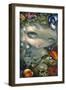 Stilleven I: Slak en Schedel-Jasmine Becket-Griffith-Framed Art Print