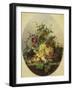 Stilleven Met Vruchten En Bloemen-Louis Martinet-Framed Art Print