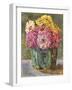 Stilleven Met Zinnias in Een Gemberpot-Floris Verster-Framed Art Print