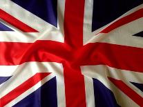 Closeup Of Union Jack Flag-STILLFX-Art Print