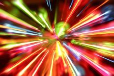 Multiple Lights Blur Background-STILLFX-Art Print