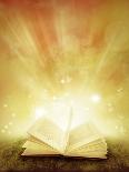 Open Book and Magical Background-STILLFX-Photographic Print