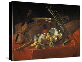 Stillleben Mit Musik-Instrumenten-Cristoforo Munari-Stretched Canvas