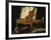 Stillleben mit Violine-Jean-Baptiste Oudry-Framed Giclee Print