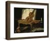 Stillleben mit Violine-Jean-Baptiste Oudry-Framed Giclee Print