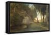 Stillness, Circa 1860-Antonio Fontanesi-Framed Stretched Canvas