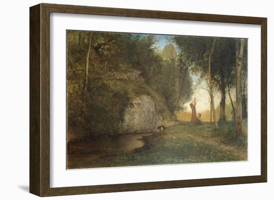 Stillness, Circa 1860-Antonio Fontanesi-Framed Giclee Print