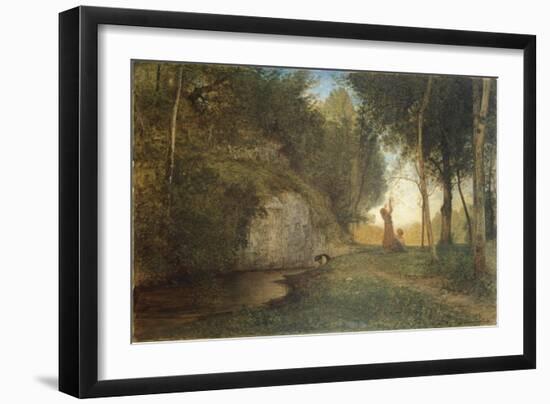 Stillness, Circa 1860-Antonio Fontanesi-Framed Giclee Print