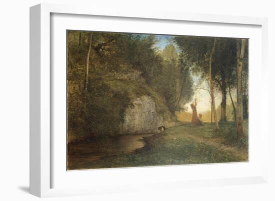 Stillness, Circa 1860-Antonio Fontanesi-Framed Giclee Print