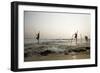 Stilt fisherman in Sri Lanka-Rasmus Kaessmann-Framed Photographic Print