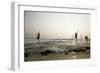 Stilt fisherman in Sri Lanka-Rasmus Kaessmann-Framed Photographic Print