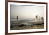 Stilt fisherman in Sri Lanka-Rasmus Kaessmann-Framed Photographic Print