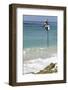 Stilt Fisherman Using Traditional Fishing Techniques on a Wooden Pole-Charlie-Framed Photographic Print