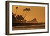 Stilt Fishermen at Sunrise-Alex Saberi-Framed Photographic Print