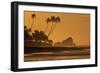 Stilt Fishermen at Sunrise-Alex Saberi-Framed Photographic Print