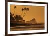 Stilt Fishermen at Sunrise-Alex Saberi-Framed Photographic Print