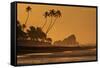 Stilt Fishermen at Sunrise-Alex Saberi-Framed Stretched Canvas