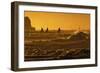 Stilt Fishermen at Sunrise-Alex Saberi-Framed Photographic Print