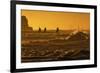 Stilt Fishermen at Sunrise-Alex Saberi-Framed Photographic Print