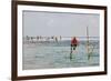 Stilt Fishermen, Dalawella, Sri Lanka, Indian Ocean, Asia-Christian Kober-Framed Photographic Print