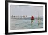 Stilt Fishermen, Dalawella, Sri Lanka, Indian Ocean, Asia-Christian Kober-Framed Photographic Print