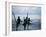 Stilt Fishermen Fishing from Their Poles Between Unawatuna and Weligama, Sri Lanka-Yadid Levy-Framed Photographic Print