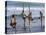 Stilt Fishermen, Weligama, Sri Lanka, Asia-Upperhall Ltd-Stretched Canvas