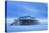 Stilt House on a Beach-Markus Lange-Stretched Canvas