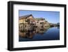 Stilt Houses in Local Village, Inle Lake, Shan State, Myanmar (Burma), Asia-Stuart Black-Framed Photographic Print