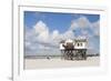 Stilt Houses on a Beach-Markus Lange-Framed Photographic Print