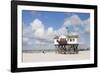 Stilt Houses on a Beach-Markus Lange-Framed Photographic Print