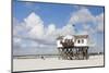 Stilt Houses on a Beach-Markus Lange-Mounted Photographic Print