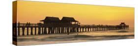 Stilt Houses on the Pier, Gulf of Mexico, Naples, Florida, USA-null-Stretched Canvas