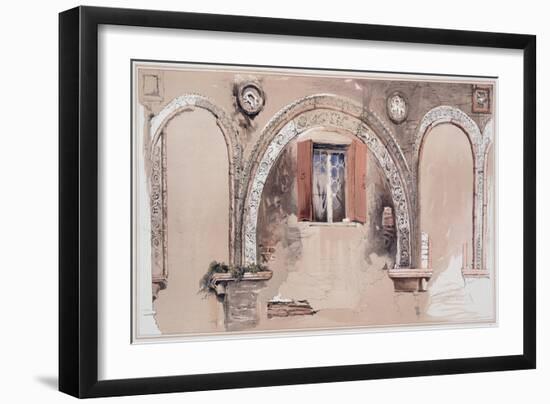 Stilted Archivolts-John Ruskin-Framed Giclee Print