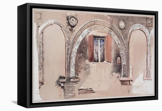 Stilted Archivolts-John Ruskin-Framed Stretched Canvas