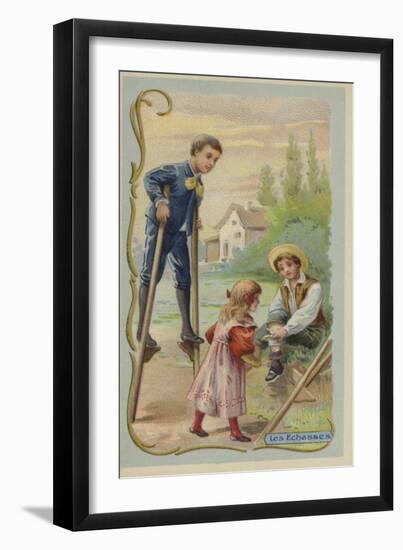 Stilts-null-Framed Giclee Print