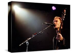 Sting Pictured During His Concert at the Cardiff International Arena-null-Stretched Canvas