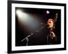 Sting Pictured During His Concert at the Cardiff International Arena-null-Framed Photographic Print