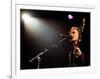 Sting Pictured During His Concert at the Cardiff International Arena-null-Framed Photographic Print