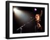Sting Pictured During His Concert at the Cardiff International Arena-null-Framed Premium Photographic Print