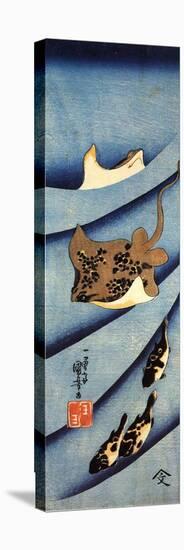 Stingrays-Kuniyoshi Utagawa-Stretched Canvas