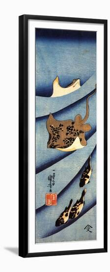 Stingrays-Kuniyoshi Utagawa-Framed Premium Giclee Print