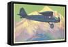 Stinson Detroiter Airplane-null-Framed Stretched Canvas